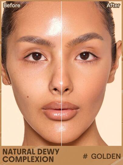 SHEGLAM Dew & Done ملون خفيف للبشرة مع Spf20-Golden علامة تجارية جمال مكياج ميكب مستحضرات تجميل للنساء الفتيات مثالي لفصل الشتاء الربيع مثالي ل- Y2K أزياء أنيقة رمضان هدية حفلة جاهز أفضل لون