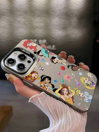 Sanrio غطاء هاتف سلسلة الأميرة متوافق مع سامسونج جالاكسي, شاومي ريدمي, آي فون. غطاء هاتف بسيط لرياضة الأعمال ، مقاوم للصدمات ، هدايا عيد ميلاد للأصدقاء والأحبة، متوافق مع آي فون