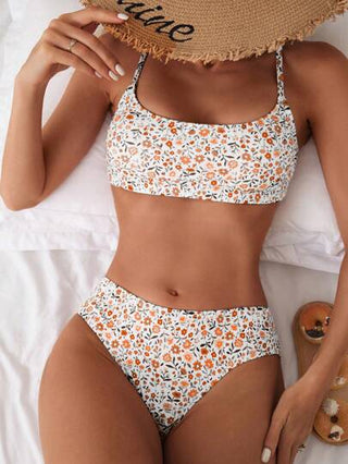 Swim طقم بدلة سباحة نسائية بطبعات زهرية