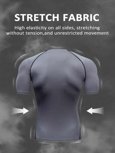 Manfinity Sport Polished ملابس علوية رياضي وصدرية للرجال، مناسبة للملابس الصيفية للتمارين الرياضية، تي شيرتات وصدريات للجري