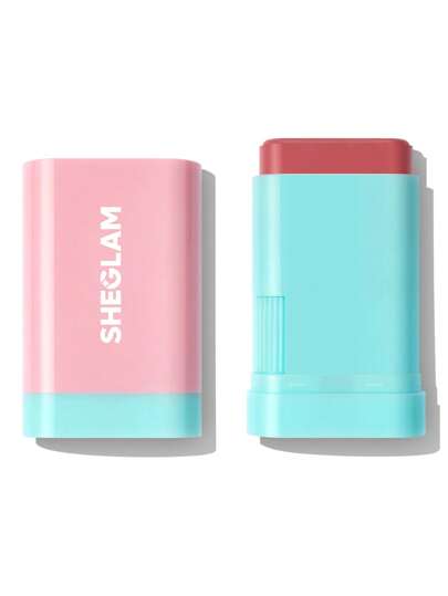 SHEGLAM Glass Glow أحمر خدود عصا-Brisk Babe حمره بلشر علامة تجارية جمال مكياج ميكب مستحضرات تجميل للنساء الفتيات مثالي لفصل الشتاء الربيع مثالي ل- Y2K أزياء أنيقة رمضان هدية حفلة جاهز أفضل لون