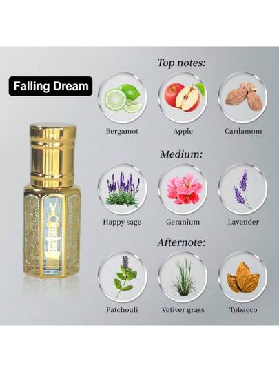 FLATPEA عطر رجالي أسلوب عربي مُدَّة إطلاقه طويلة، ينبعث منه سحر مناسب لجميع المناسبات 10 مل
