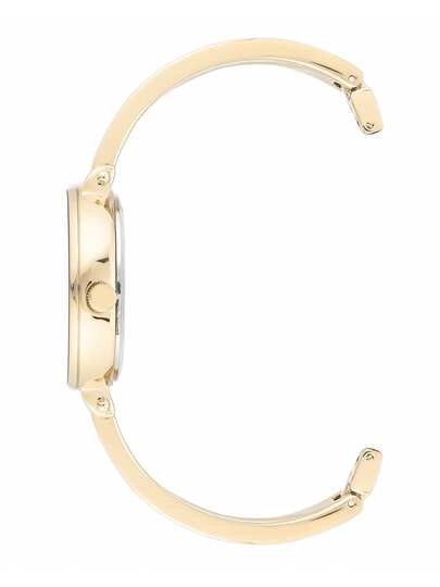 Anne Klein ساعة نسائية مع سوار مرصعة بالألماس، ساعة كوارتز نسائية مع قرص مرصع بالألماس وسوار قابل للتعديل، ساعة أنالوج أنيقة للسيدات، AK/3620CRST