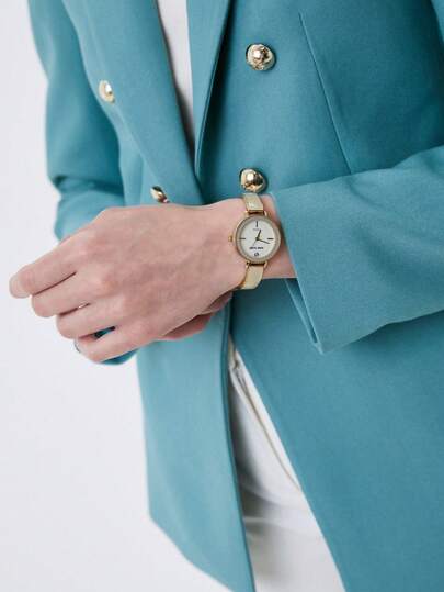Anne Klein ساعة نسائية مع سوار مرصعة بالألماس، ساعة كوارتز نسائية مع قرص مرصع بالألماس وسوار قابل للتعديل، ساعة أنالوج أنيقة للسيدات، AK/3620CRST