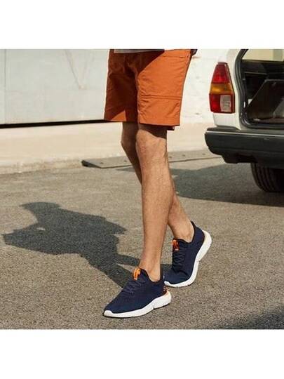 Skechers حذاء GO WALK 6 للرجال سهل الارتداء للمشي الكاجوال والتنفس مع أحزمة وسطح شبكي مريح ونعل ناعم للجري