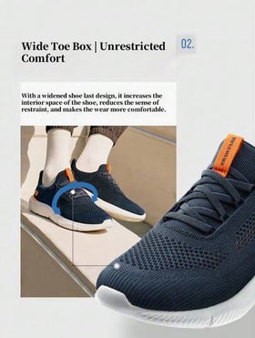 Skechers حذاء GO WALK 6 للرجال سهل الارتداء للمشي الكاجوال والتنفس مع أحزمة وسطح شبكي مريح ونعل ناعم للجري