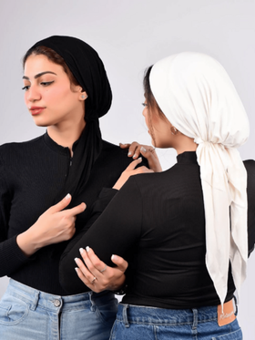 قبعة وشاح ذات حافة عريضة بلون أحادي جديدة للنساء للفستان
