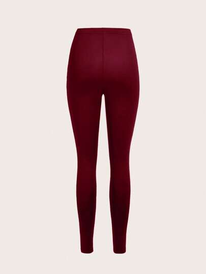 SHEIN EZwear 3 قطعة / مجموعة سراويل كاجوال للنساء مصنوعة من الحياكة الرفيعة الطويلة للصيف