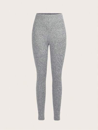 SHEIN EZwear 3 قطعة / مجموعة سراويل كاجوال للنساء مصنوعة من الحياكة الرفيعة الطويلة للصيف