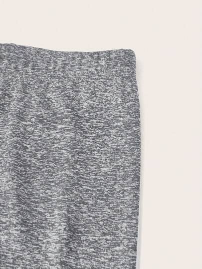 SHEIN EZwear 3 قطعة / مجموعة سراويل كاجوال للنساء مصنوعة من الحياكة الرفيعة الطويلة للصيف