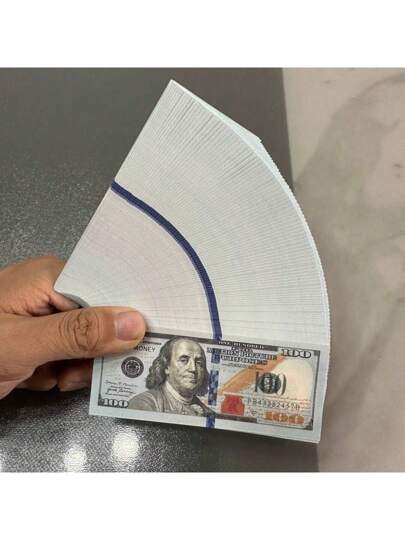 300 قطعة من النقود المقلدة للألعاب التمثيلية للأطفال - تعليم العملات المزيفة ، ألعاب أوراق نقدية مقلدة واقعية ، ألعاب تعليمية موسيقية ، ألعاب طاولة ، أفلام ، أدوات سحرية ، للزينة في عيد الميلاد وعيد الهالوين ، ليست نقودًا حقيقية ، للأولاد والبنات من عمر 3