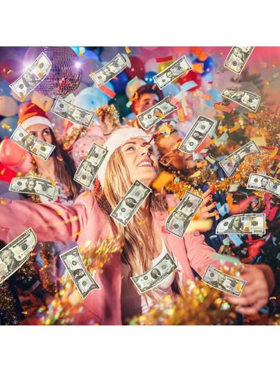 300 قطعة من النقود المقلدة للألعاب التمثيلية للأطفال - تعليم العملات المزيفة ، ألعاب أوراق نقدية مقلدة واقعية ، ألعاب تعليمية موسيقية ، ألعاب طاولة ، أفلام ، أدوات سحرية ، للزينة في عيد الميلاد وعيد الهالوين ، ليست نقودًا حقيقية ، للأولاد والبنات من عمر 3