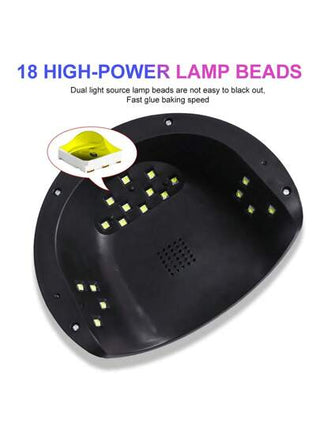 مصباح أظافر UV LED احترافي، مصباح أظافر UV LED لطلاء أظافر جيل المعالجة السريعة، مجفف ضوئي