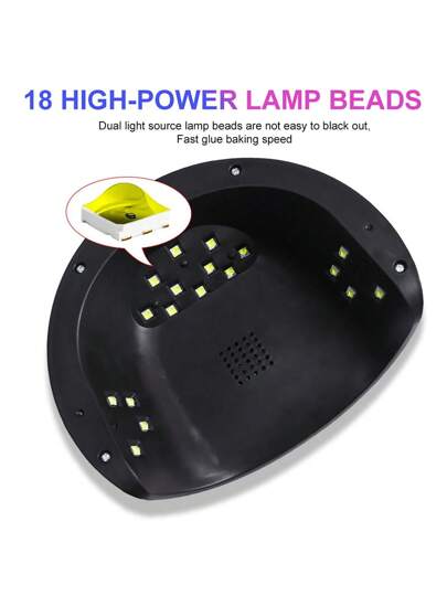 مصباح أظافر UV LED احترافي، مصباح أظافر UV LED لطلاء أظافر جيل المعالجة السريعة، مجفف ضوئي