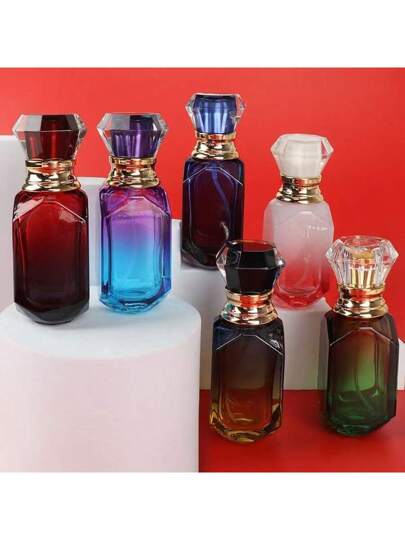 زجاجة رش فاخرة سعة 30 مل متدرجة اللون، رذاذ عطر قابل لإعادة التعبئة بسعة كبيرة