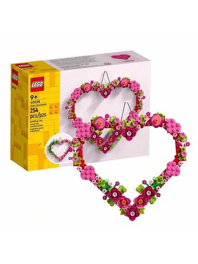 مجموعة الكتل البناء طراز 40638 شكل قلب LEGO للأطفال