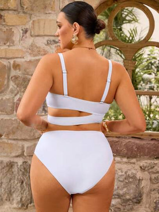 Swim Chiccia بكيني ظهر مكشوف مقاس كبير، موضة الصيف