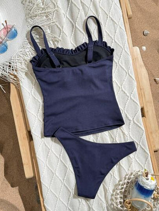 طقم تانكيني حريمي Swim Basics مجموعة بنطال سباحة نسائي مُقوَّم أنيق و متعدد الاستخدامات، صيفي