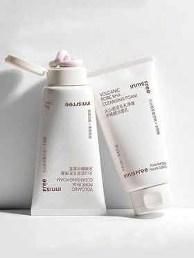 Innisfree رغوة تنظيف المسام الخالية من الكبريتات مع حمض السالسيليك بحجم 150 جرام من إنيسفري، رغوة تنظيف كورية مقشرة