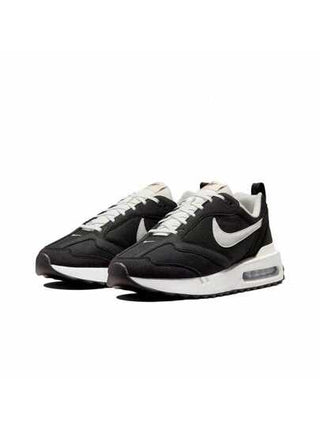 Nike أحذية تسابق كاجوال عصرية بكعب منخفض من قماش كانفاس طراز Nike Air Max Dawn للرجال، باللون الأسود