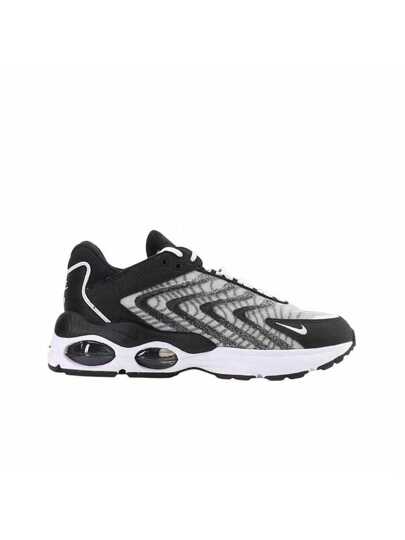 Nike أحذية جري رياضية ريترو منخفضة القمة مريحة من طراز Air Max TW، للرجال، باللونين الأسود والأبيض