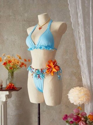 Swim Mod طقم بكيني منقوش للنساء