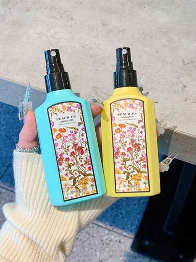PEACH JO+ 1 قطعة / 100مل رذاذ عطر للأقمشة، رذاذ عطر للملابس، عطر خفيف وتنشيط طويل الأمد، معطر الهواء، مناسب لجميع أنواع الملابس والحمامات والغرف والخزائن والصالات المعيشة والسيارات، هدية عيد ميلاد وحفل التخرج