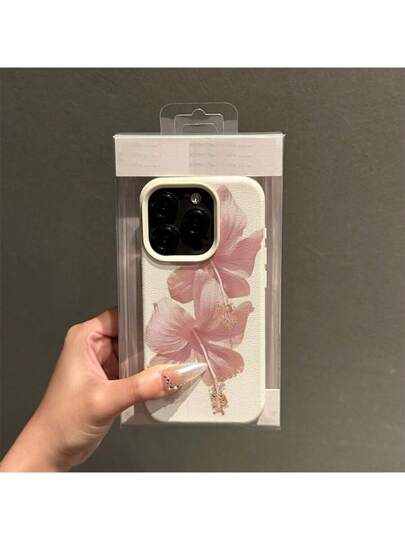 زجاجة عطر فرعية من TPU بنمط زهرة الخبرسوس الوردية الحالمة متوافقة مع هواتف /Redmi