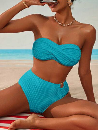 طقم تانكيني حريمي Swim Mod طقم بدلة سباحة تانكيني عصري، مناسب للصيف