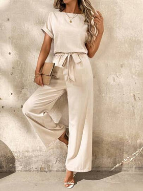 SHEIN Clasi رومبير قصيرة برقبة عاصرية باللون المشمشي مع كشكشة ظهر للاستخدام في العطلات
