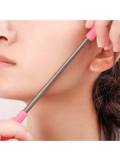5 علب أداة إزالة الشعر بالنوابض لإزالة شعر الوجه والخذين والشفايف، كريم إزالة شعر، تجميل وحلاقة وخيط وأدوات مكياج للنساء
