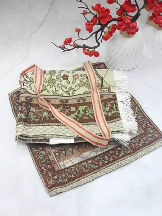 مجموعة سجاد مساحة قطن 2 قطعة، سجاد ديكوري صغير بمقاس 65 * 105 سم لغرفة المعيشة