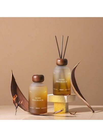 1 قطعة - 250/500 مل موزع عطر منزلي عالي السعة بأعواد الخيزران، عطر دائم، منعش للهواء، موزع زيت معطر، مناسب كهدية لأفضل صديق، للنساء، في فصل الشتاء، عيد الهالوين، عيد الميلاد