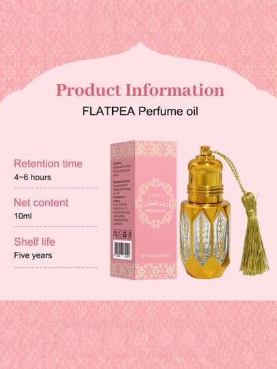 زيت عطر فرموني للنساء بحجم 10 مل / 0.34 أونصة سائلة ، عطر مغري ، تصميم حبل ذهبي محمول ، ضروري يومي وللسفر ، مستلزم صيفي ، هدية مثالية لموسم عيد الميلاد / التخرج