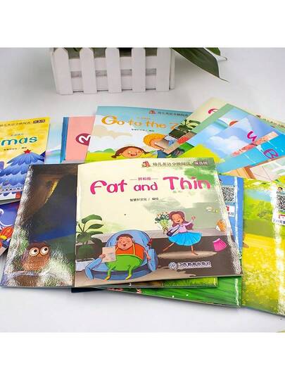كتب قراءة مصورة مجمعة بالصوت للأطفال لتعلم الإنجليزية، كتب قصصية لتنوير وتعليم الأطفال المبكر 60 مجلد، كتب مدرسية صغيرة، كتب مصورة باللغة الإنجليزية كهدية للأطفال، لطلاب المدارس، قرطاسية ولوازم مدرسية، ألعاب تعليمية للأطفال، قصص وروايات، ألعاب وألعاب تعلي