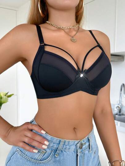 DesireSculpt 1 قطعة صدرية ذات سلك لمرأة موضة مناسبة للصيف