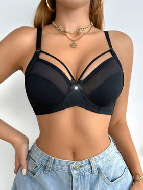 DesireSculpt 1 قطعة صدرية ذات سلك لمرأة موضة مناسبة للصيف