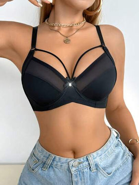 DesireSculpt 1 قطعة صدرية ذات سلك لمرأة موضة مناسبة للصيف