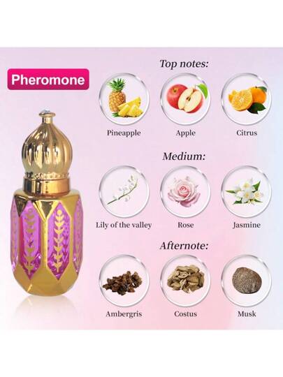 عطر زجاجة رول-أون عربي بحجم 10 مل، عطر منعش طويل الأمد للرجال والنساء، مناسب للمناسبات اليومية والتجمعات، وكهدية للأقارب والأصدقاء
