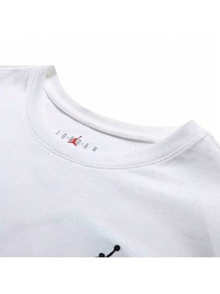 Nike قميص رجالي كريو قصير الأكمام من الحبل المحبوك، AS M J FLT MVP JM HBR SS CREW، TIB8915-100