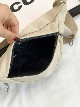 حقيبة صدر متعددة الوظائف للرجال مع منفذ شحن USB، حقيبة كتف خفيفة الوزن لهاتف محمول، حقيبة عبر الجسم رياضية ذات لون أحادي متعددة الاستخدامات، حقيبة حزام كبيرة السعة مقاومة للماء للتنقل اليومي والشتاء، حقيبة خارجية سوداء للهدايا في عيد الحب والعطلات والسفر