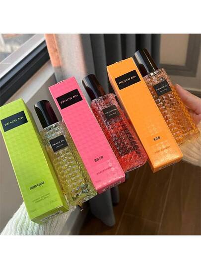PEACH JO+ 1/2/3 قطعة رذاذ عطر للملابس، معطر هواء، عطر خفيف وعطر دائم، مناسب للعائلة والأصدقاء، هدايا عيد الحب، حفلات الزفاف الرومانسية، والمنزل، محمول