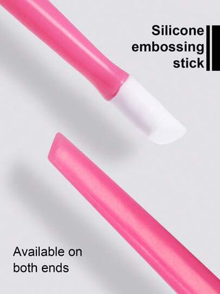 Beautizon Nailartlab 5 قطع أداة طباعة الأظافر للضغط والنقل، أداة قالب طباعة الأظافر للضغط، تُستخدم لنقل طباعة DIY الأظافر، أداة احترافية للأظافر المنزلية وصالون الأظافر