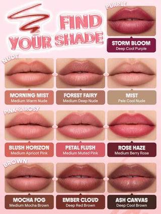 SHEGLAM Cloudline Blur قلم تحديد الشفاه - ضباب الموكا عيد الأب تخرُّج عيد ميلاد عطلة عام 2000 فاخر موضة ماكياج مستحضرات التجميل حفلة شاطئ يسافر التخييم في الهواء الطلق مدرسة حرم الجامعة رحلة المهرجانات ديكور هدية حاضر وَردَة بنت كوسبلاي أفضل لون سحر...