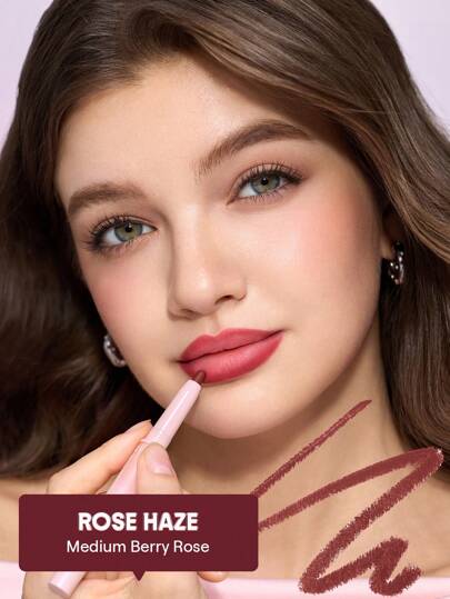 SHEGLAM Cloudline Blur قلم تحديد الشفاه - ضباب الورود عيد الأب تخرُّج عيد ميلاد عطلة عام 2000 فاخر موضة ماكياج مستحضرات التجميل حفلة شاطئ يسافر التخييم في الهواء الطلق مدرسة حرم الجامعة رحلة المهرجانات ديكور هدية حاضر وَردَة بنت كوسبلاي أفضل لون سحر...