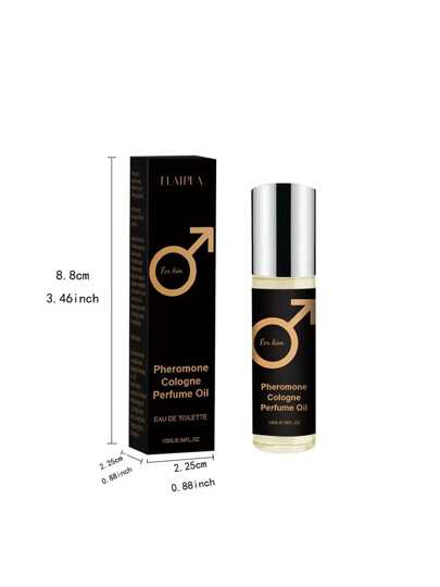 FLATPEA عطر رجالي 10مل، عطر لطيف طويل الأمد، رائحة منعشة متعددة الأغراض مناسبة للاستخدام اليومي وكهدايا المناسبات