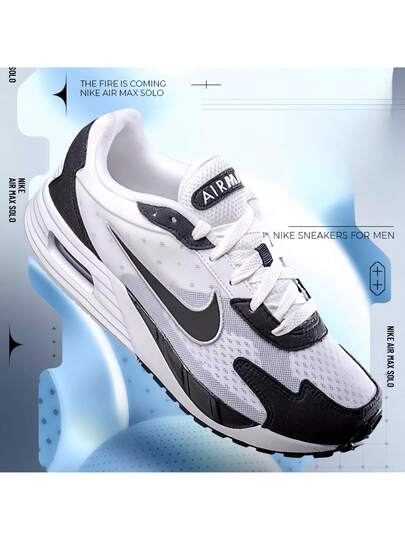 Nike أحذية رياضية للرجال مبطنة نظام الوسادة الهوائية ماكس ، أحذية تدريب ماصة للصدمات للجري