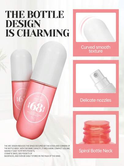 رذاذ العطر البرازيلي المحمول بحجم كبير 90مل/3.04 أونصة سوائل - رائحة نسمة البحر الاستوائي، عطر منعش يومي للمنزل والجسم، هدية مثالية للحياة اليومية المريحة