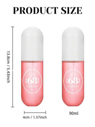 رذاذ العطر البرازيلي المحمول بحجم كبير 90مل/3.04 أونصة سوائل - رائحة نسمة البحر الاستوائي، عطر منعش يومي للمنزل والجسم، هدية مثالية للحياة اليومية المريحة