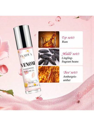 FLATPEA 1 عبوة عطر الفرمونات المثير للمرأة 10مل ، عطر إغراء طويل الأمد ، صيغة خالية من الكحول، تصميم محمول مناسب للسفر ، يوفر إغراء طويل الأمد، هدية مثالية للنساء